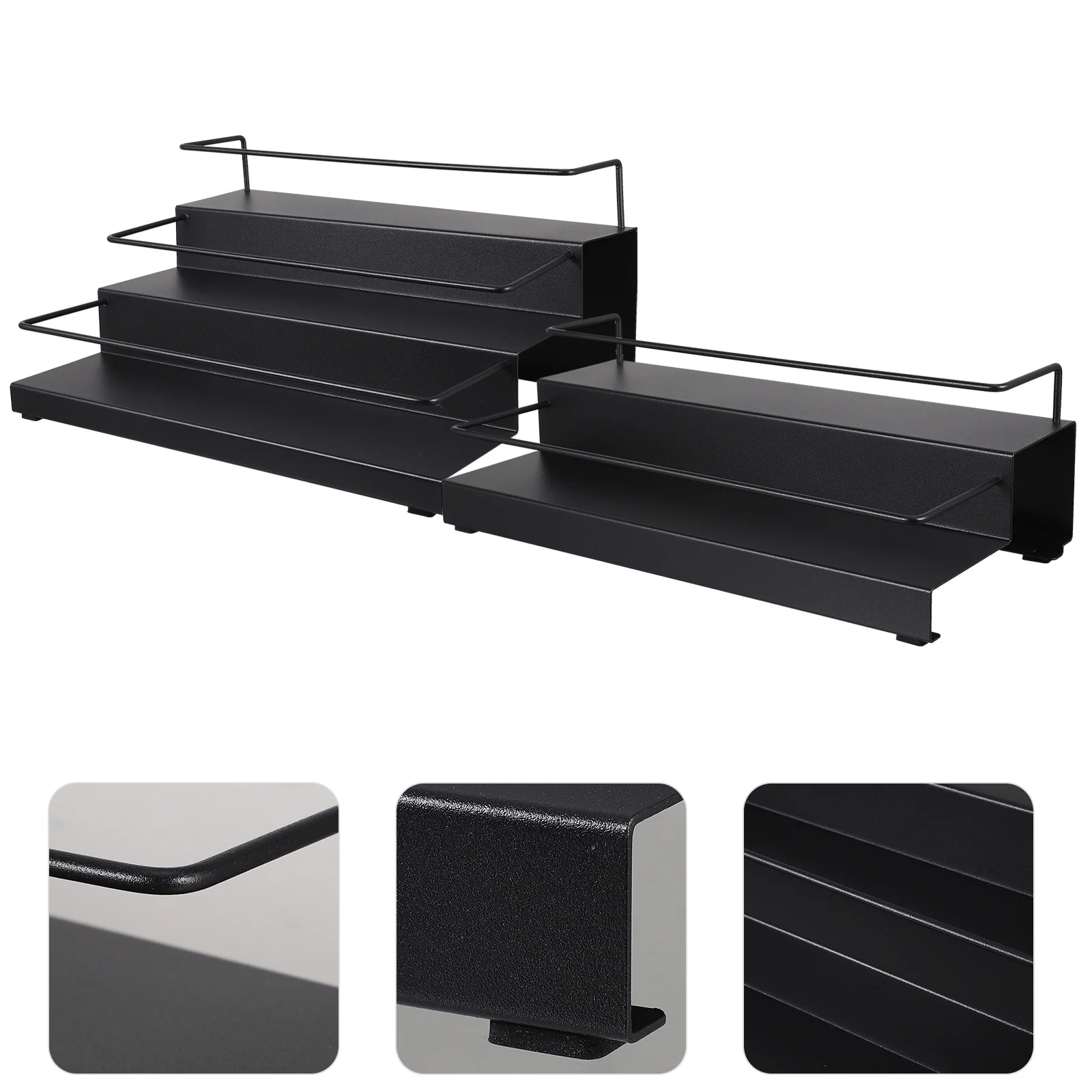 

Stepped Seasoning Rack Expandable Storage Rack Kitchen Supplies Organizer