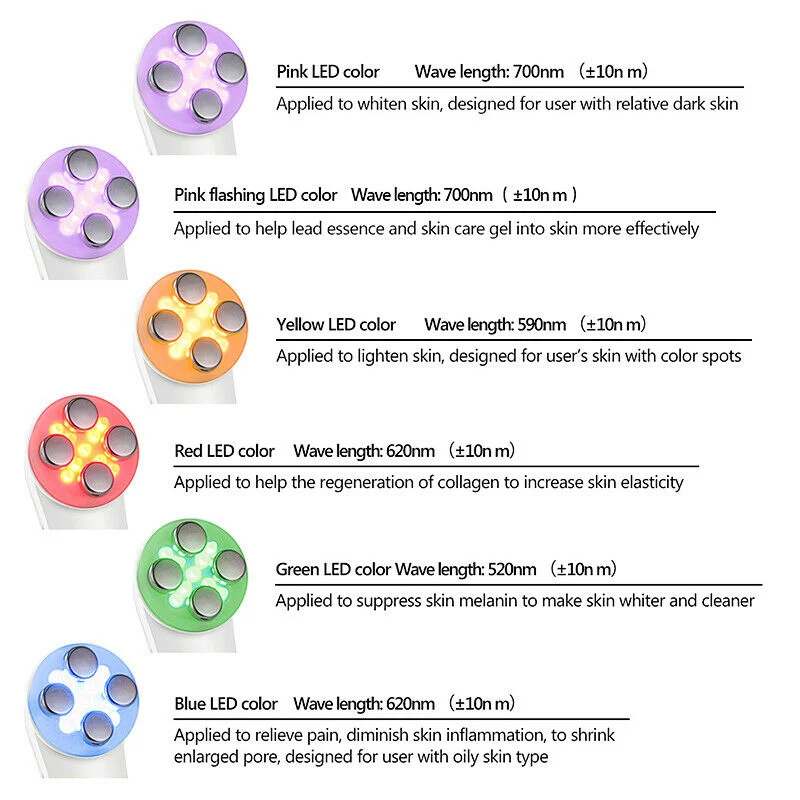 Лучший 5 в 1 уход за кожей лица время мастер анти старения RF Лица Тонизирующий