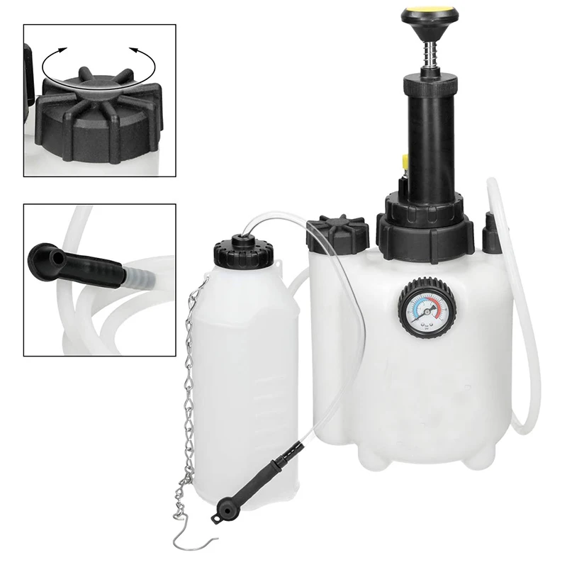 Вакуумный тормозной масляный кастрюль 3 л Насосная машина автомобильный станок