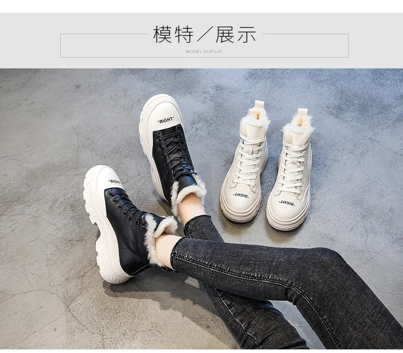Women Boots Soft Genuine Leather Outdoor Shoes Motorcycle Street Outdoor Style Girls High Tube Boots Women Shoes Snow Boot
