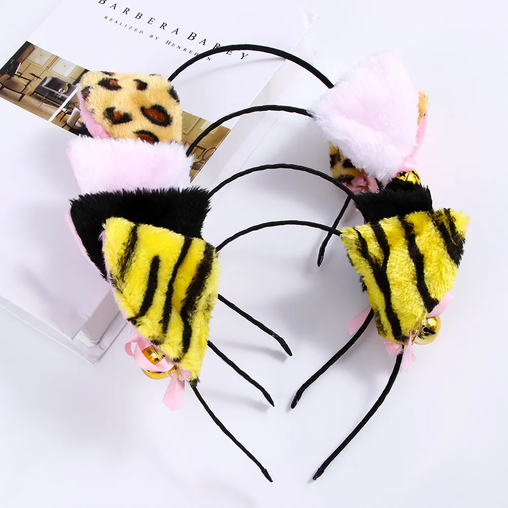 Модные вечерние украшения для ночного клуба ободки с кошачьими лисьими ушками