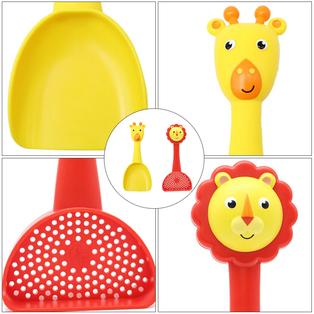 

2Pcs Beach Sand Shovel Rake Sand Play Children Playing Sand