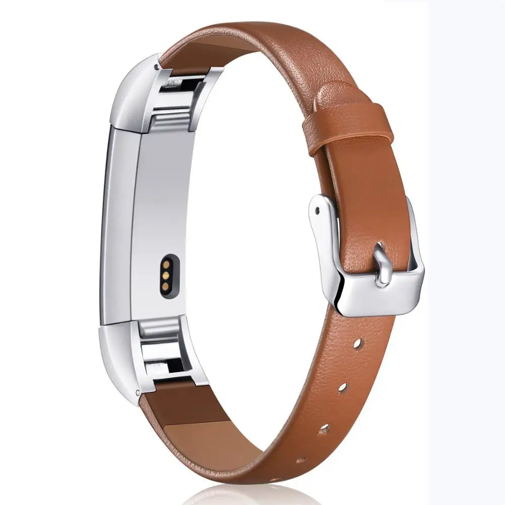Для Fitbit Alta Band, роскошный ремешок из натуральной кожи, сменный ремешок, браслет для Fitbit Alta Tracker, высококачественный ремешок для браслета - Цвет ремешка: Brown