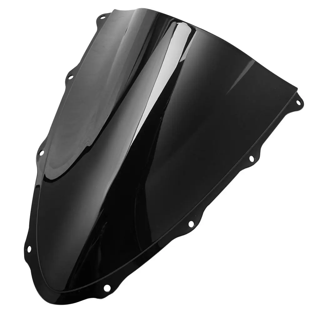 Новый мотоцикл Черный ABS двойной пузырь лобовое стекло обтекатель ветер экран