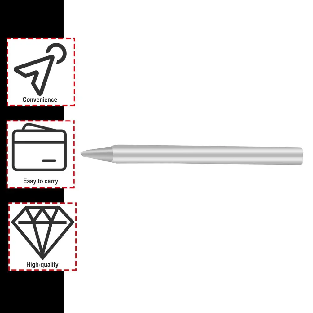 1 шт. 60 Вт бессвинцовый сменный нагреватель паяльник наконечник для паяльной