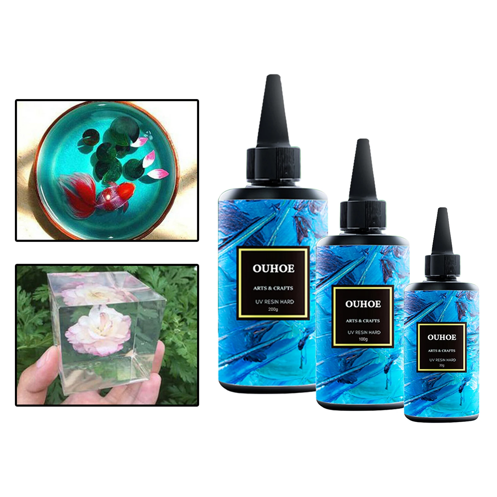 

UV Resin Hard Ultraviolet Clear Transparent Craft Jewelry Mold