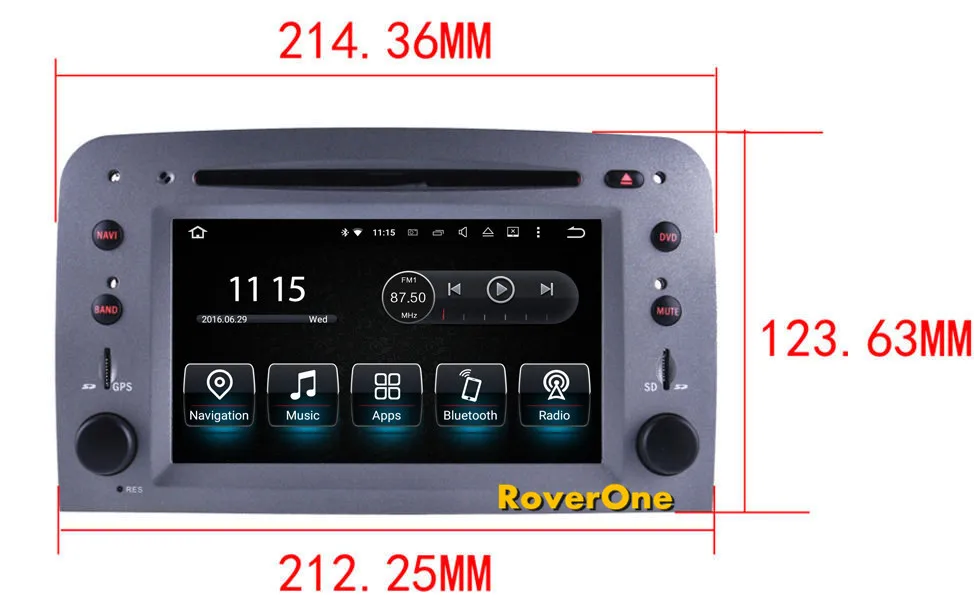 Автомагнитола для Alfa Romeo 147 GT Android 7 1 Авторадио DVD стерео радио GPS навигация
