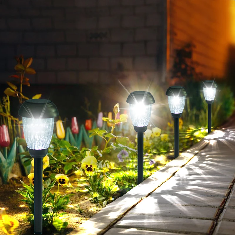 Уличная лампа на солнечной батарее водонепроницаемый светильник из стекла с