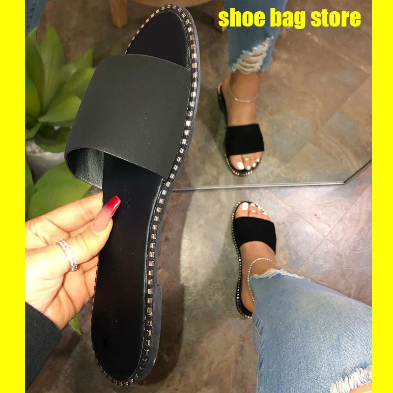 2020 тапочки Новая женская обувь Модные женские шлепанцы Вьетнамки Обувь на