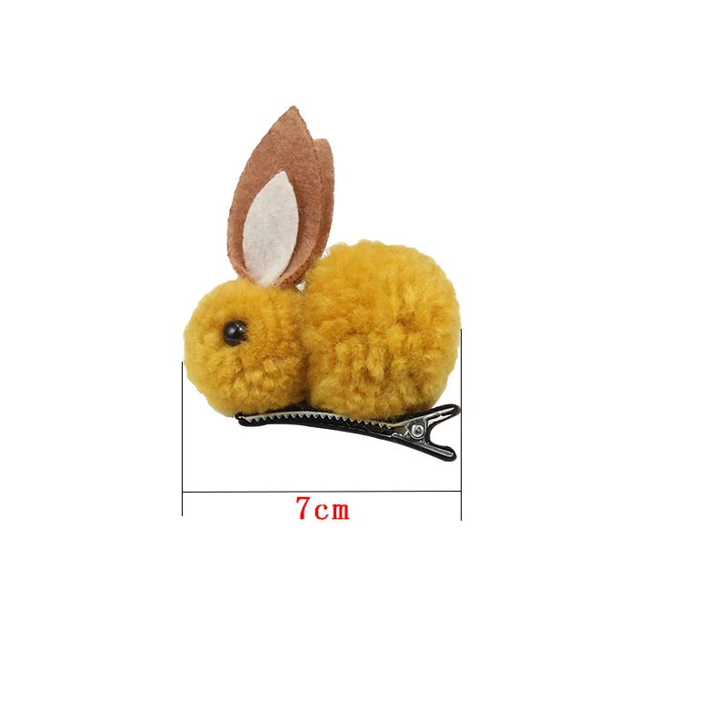 Корейское модное милое кольцо для волос с кроличьим помпоном женские эластичные