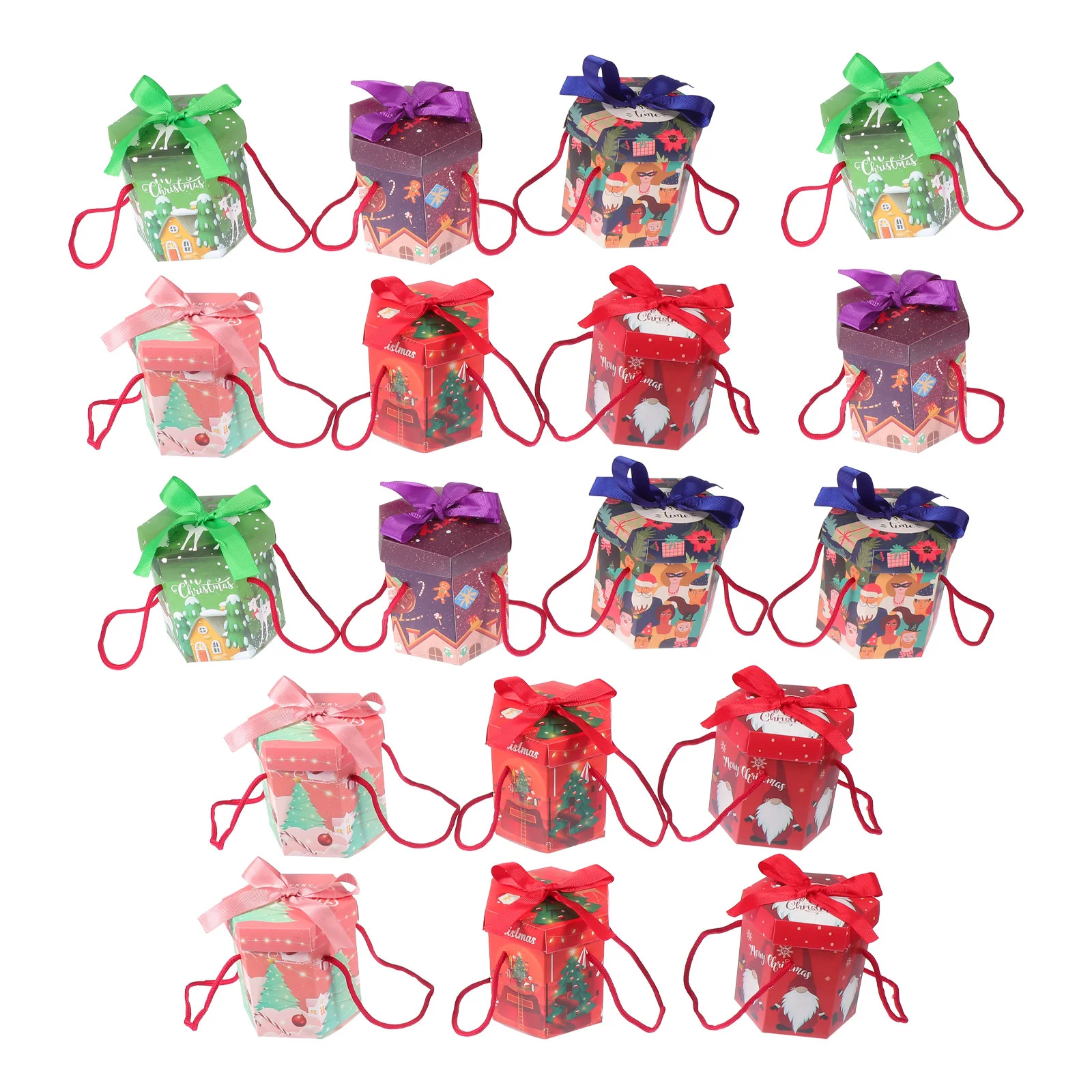 

18Pcs Christmas Gift Storage Boxes Festival Presents Boxes Gifts Paper Boxes