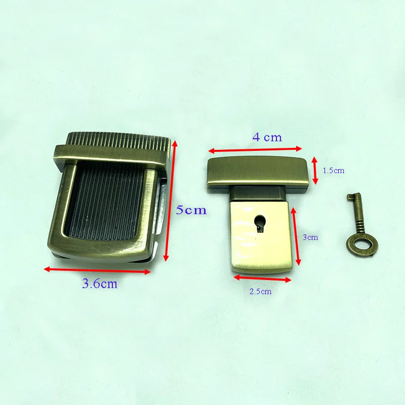 Высокое качество оптовая цена металла пресс-замок с ключом для портфель