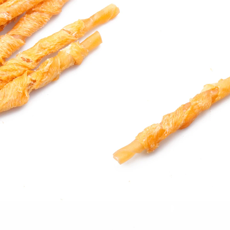 Закуски для собак свежая курица Воловья кожа еда домашних животных щенок