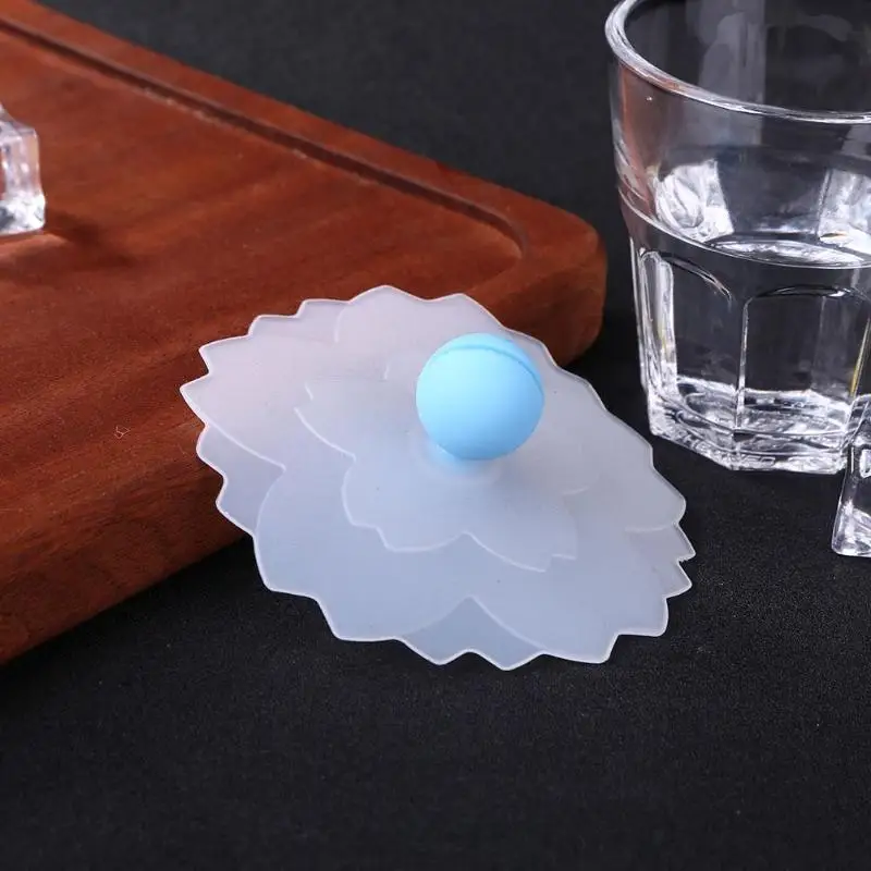 

Food-grade Transparent Silicone Cup Cover Fashionable Various Specifications Optional Heat-resistant Cartoons Leakproof Lids