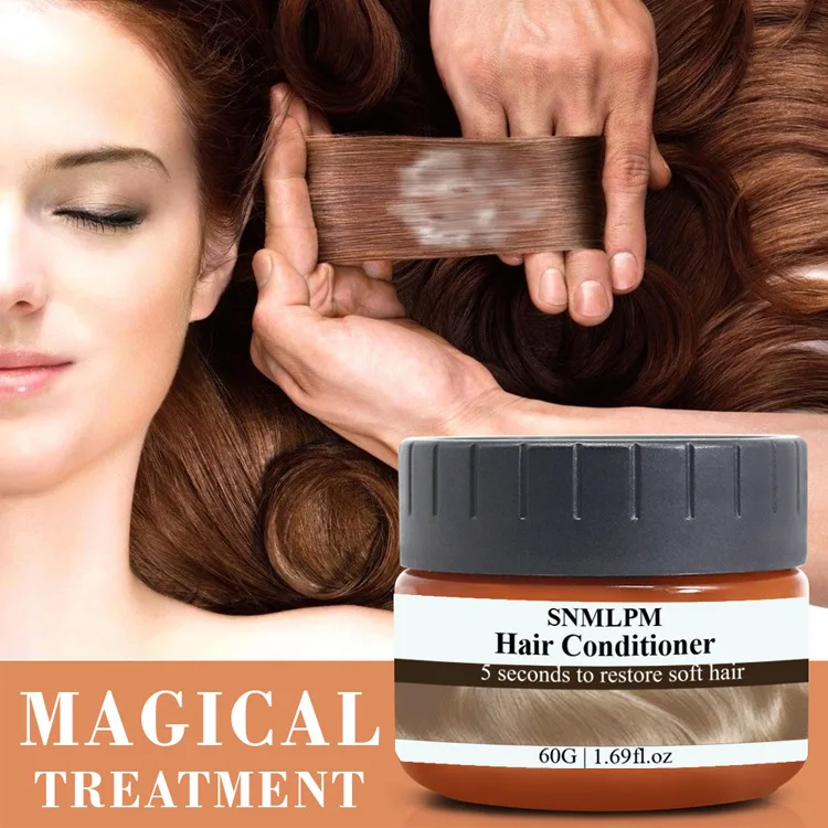 

Repair Hair Mask 60g Evaporation-free Film Hair Root Repair Frizzy Hair Wax Anti-frizzy Make Hair Smooth Hair Care Cream TSLM1