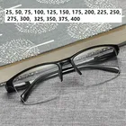 Очки для чтения для мужчин и женщин, лёгкие аксессуары для чтения с полимерной оправой с 1,75, при дальнозоркости, в квадратной оправе, с увеличительные пресбиопические, черные, 1,5, 2,0