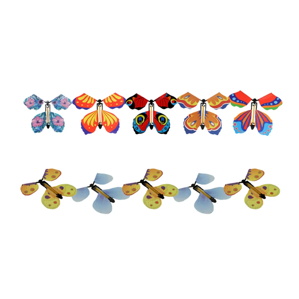 10 шт. летающие игрушки бабочки уличная забавная игрушка Интерактивная для