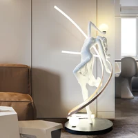 TT Creative Human-Shaped Art Sculpture Floor Lamp Designer Shopping Mall Club Sales Department Dance Goddess Ornaments