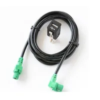 USB Input Cable Wire Harness CD Player Aux Adapter for BMW 3 X5 X6 Z E88 E90 E91 E91 F10 F11 F18