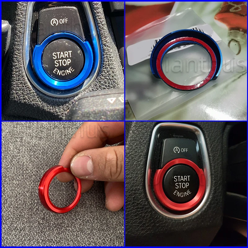 Для BMW 1 2 3 4 серии X1 F48 F20 F21 F30 F32 F33 F34 F36 F45 F46 кнопка включения и остановки двигателя