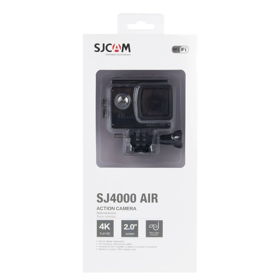 Оригинальная Экшн-камера SJCAM SJ4000 Air 1080P 2 0 LCD 4K Full HD Водонепроницаемая Спортивная