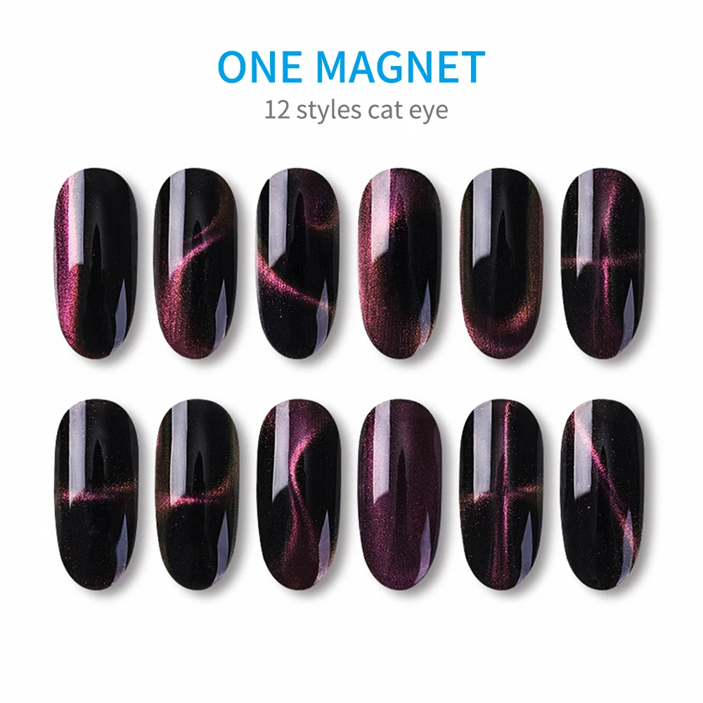 3D Магнитная палочка для ногтей сильный магнитный дизайн 12 видов стилей кошачьи