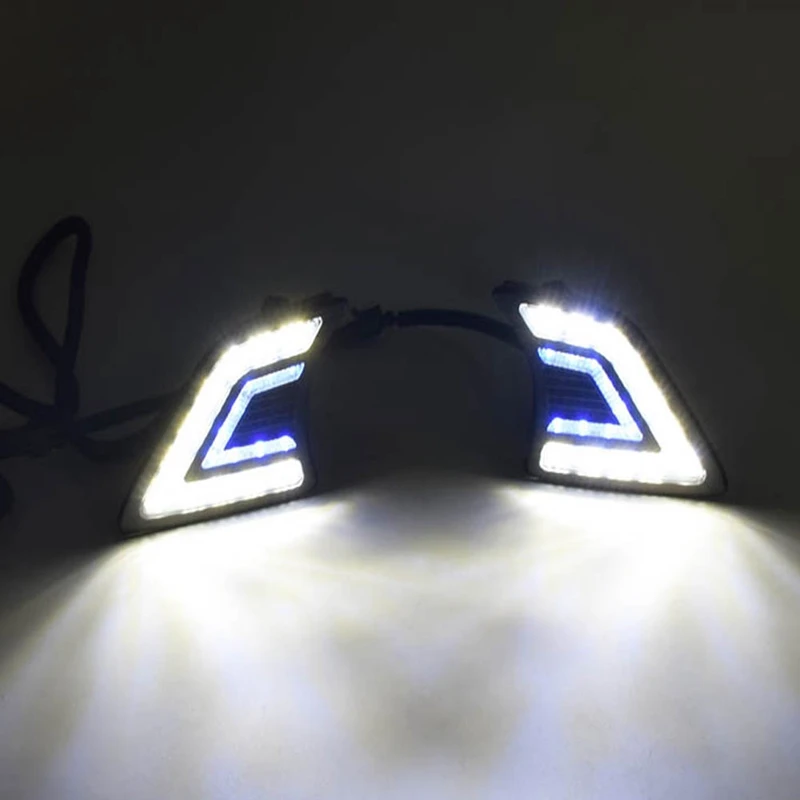 Автомобильный светодиодный дневный ходовой светильник DRL для TOYOTA HILUX VIGO 2012