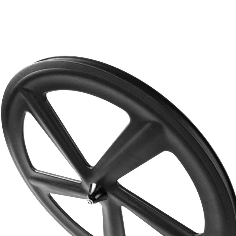 700c углеродное 5 спицевое колесо дорожное или фиксированное снаряжение дорожка