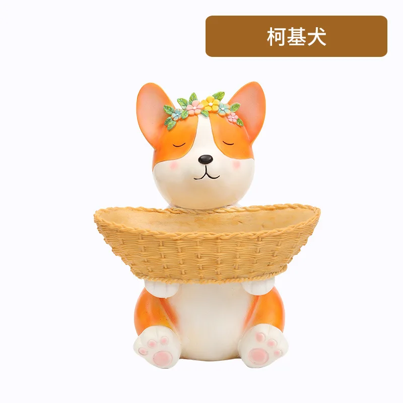 

If the U.S. home furnishings, decorations, living room desktop coffee table creative storage plate