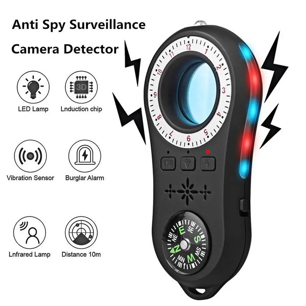 

Detector Hotel Anti-surveillance Anti-sneak Camera Anti-eavesdropping Artifact Wireless Precision Alarm Detector