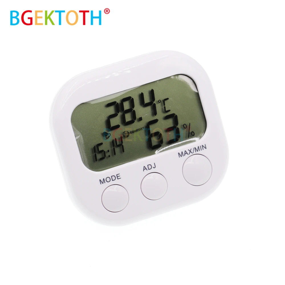 

New Mini Digital Thermometer Hygrometer Indoor LCD Display Thermo Hygrometers With Stand For Home