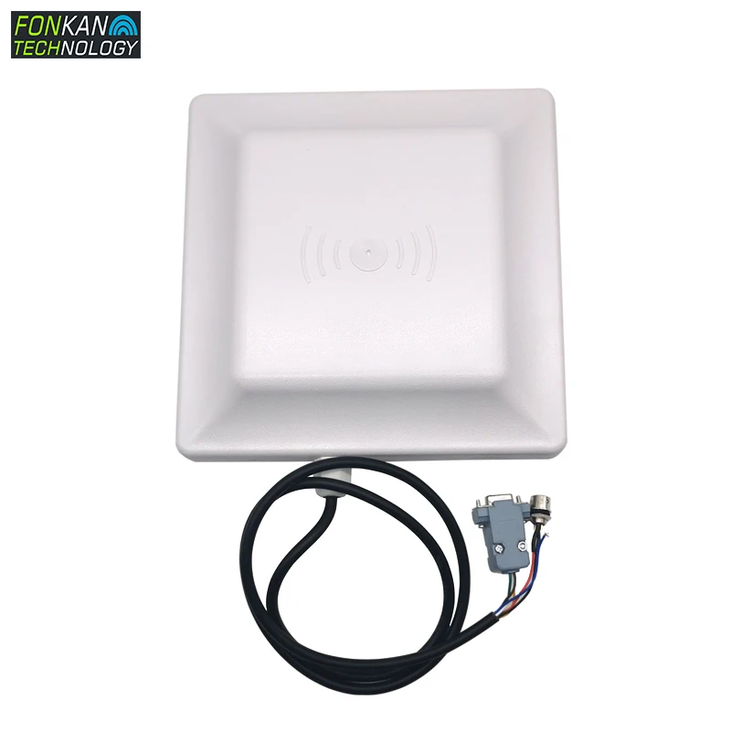 FONKAN UART/RS232 UHF RFID 6M Mid-range Integrated 7dBi антенна 12v источник питания промышленный 860-960MHz