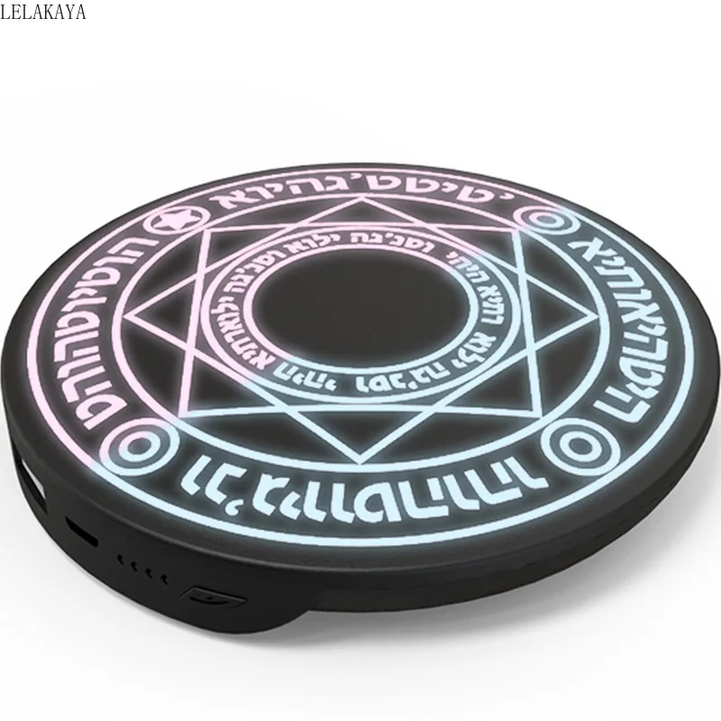 Аниме Card Captor Sakura черно-розовые clow карты волшебный круг Беспроводное зарядное