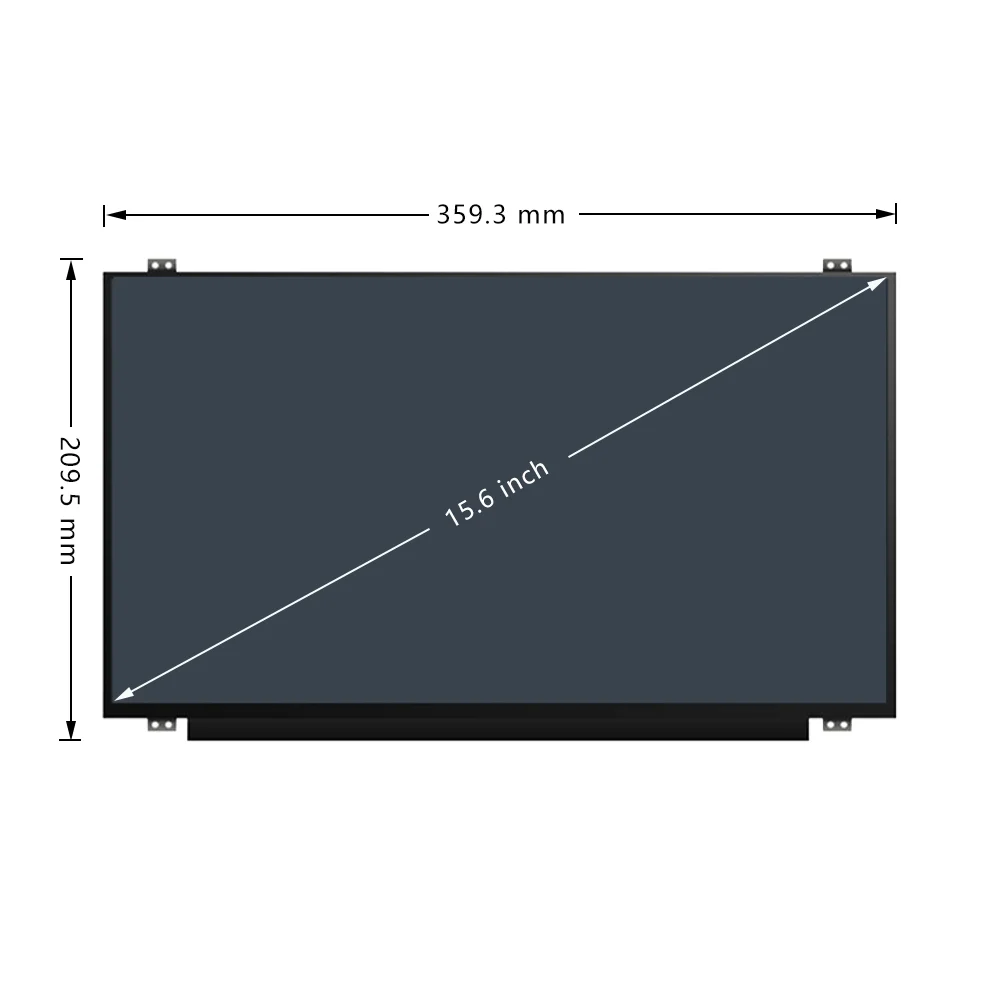 15 6 inch laptop led lcd screen for b156htn03 3 b156hw03 n156hge la1 n156hge lb1 b156htn02 b156htn03 lvds 40pins fhd 19201080 free global shipping