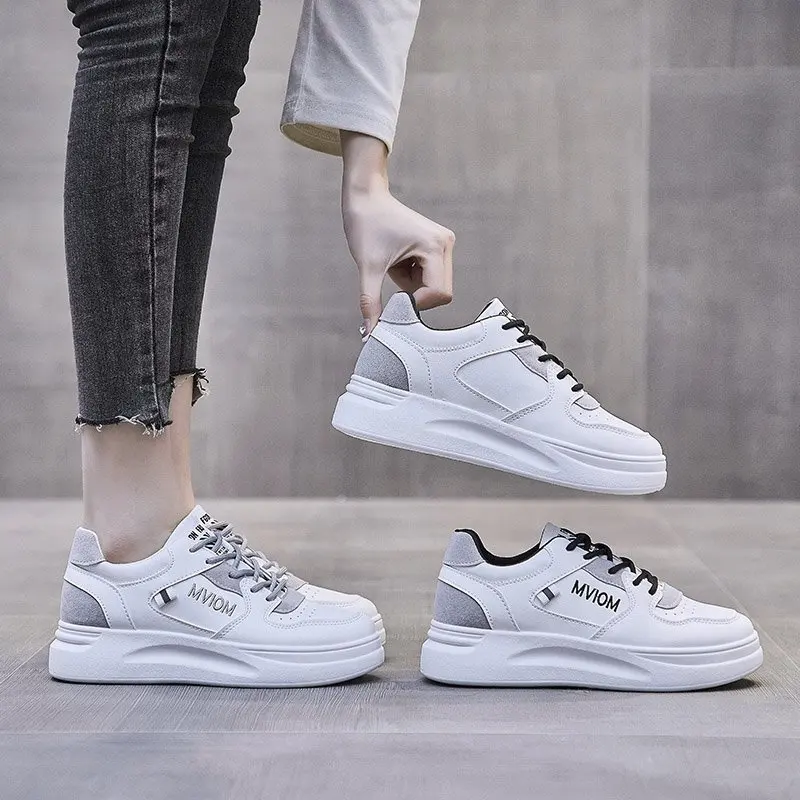 

2021 fashion breathable vulcanized shoes casual Tenis Feminino Zapatos De Mujer white sneakers platform shoes women's shoes