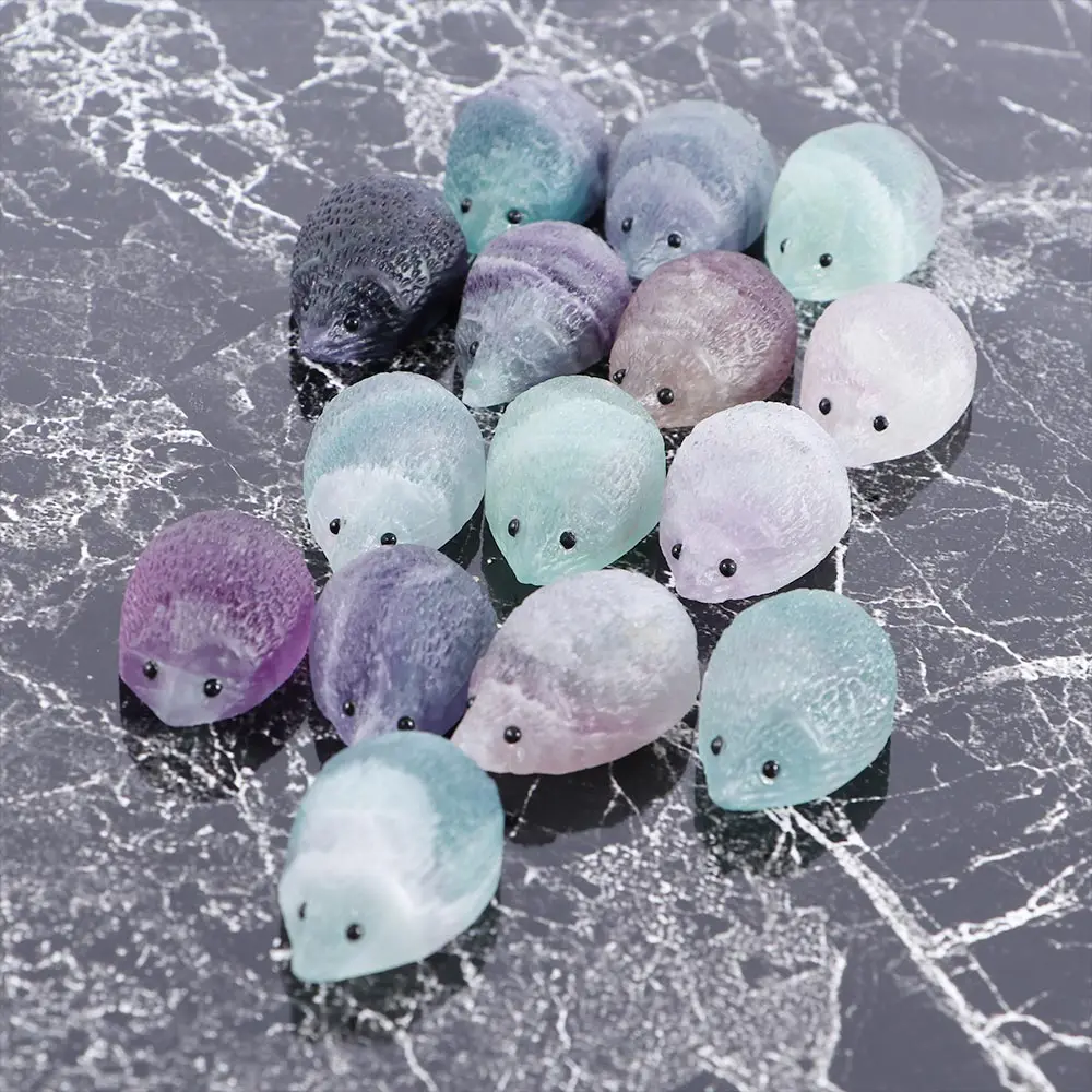 1 шт. резная миниатюра из натурального кварцевого кристалла|Статуэтки и