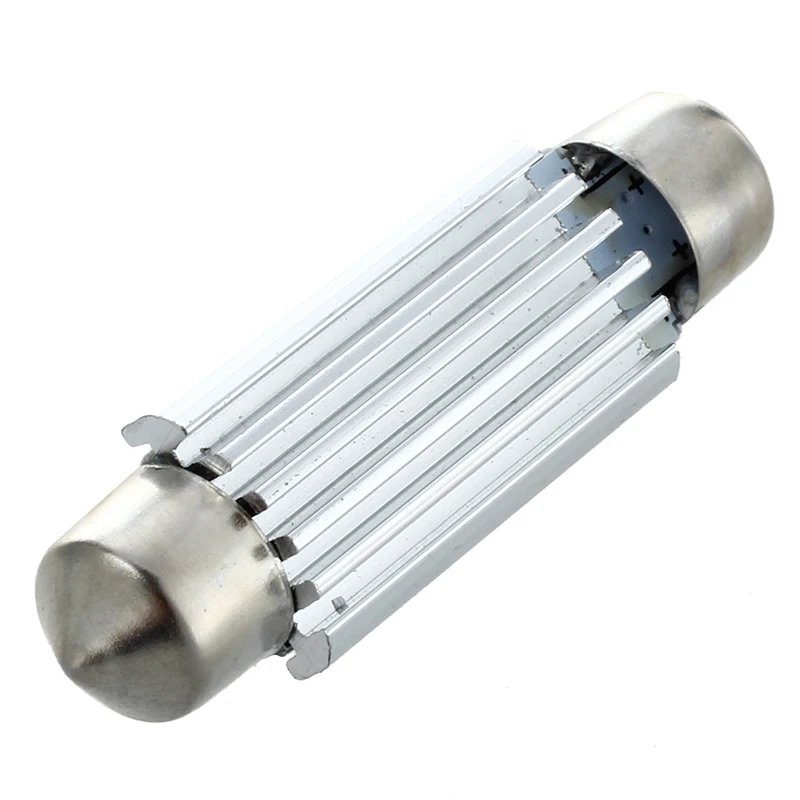2x6 светодиодная лампочка для гирлянд лампа 5630 SMD белый светильник DC 12V 41mm Низкое