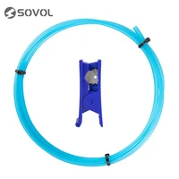sovol original capricorn premium light blue bowden ptfe tubing 1m for 1 75mm filament bowden tube 3d printer part with tube cutt