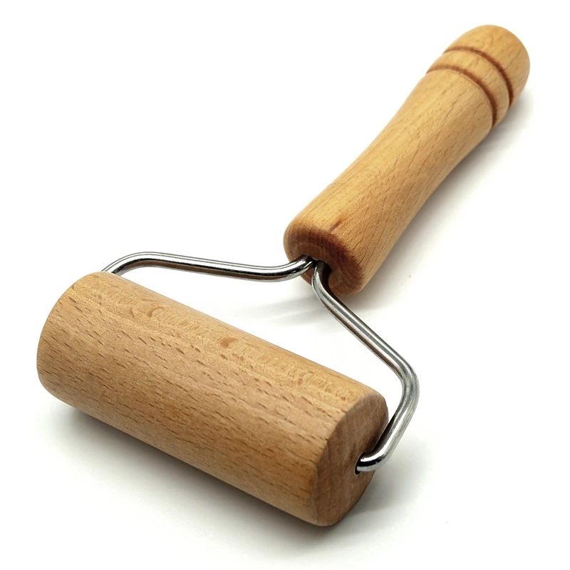 

Wooden Rolling Pin, Hand Dough Roller for Pastry, Fondant, Cookie Dough, Chapati, Pasta, Bakery, Pizza. Kitchen tool