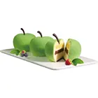 Силиконовая форма для яблочного торта, 3D форма для торта, помадки, инструменты для украшения тортов, свадебная форма для кекса, прочные кухонные аксессуары