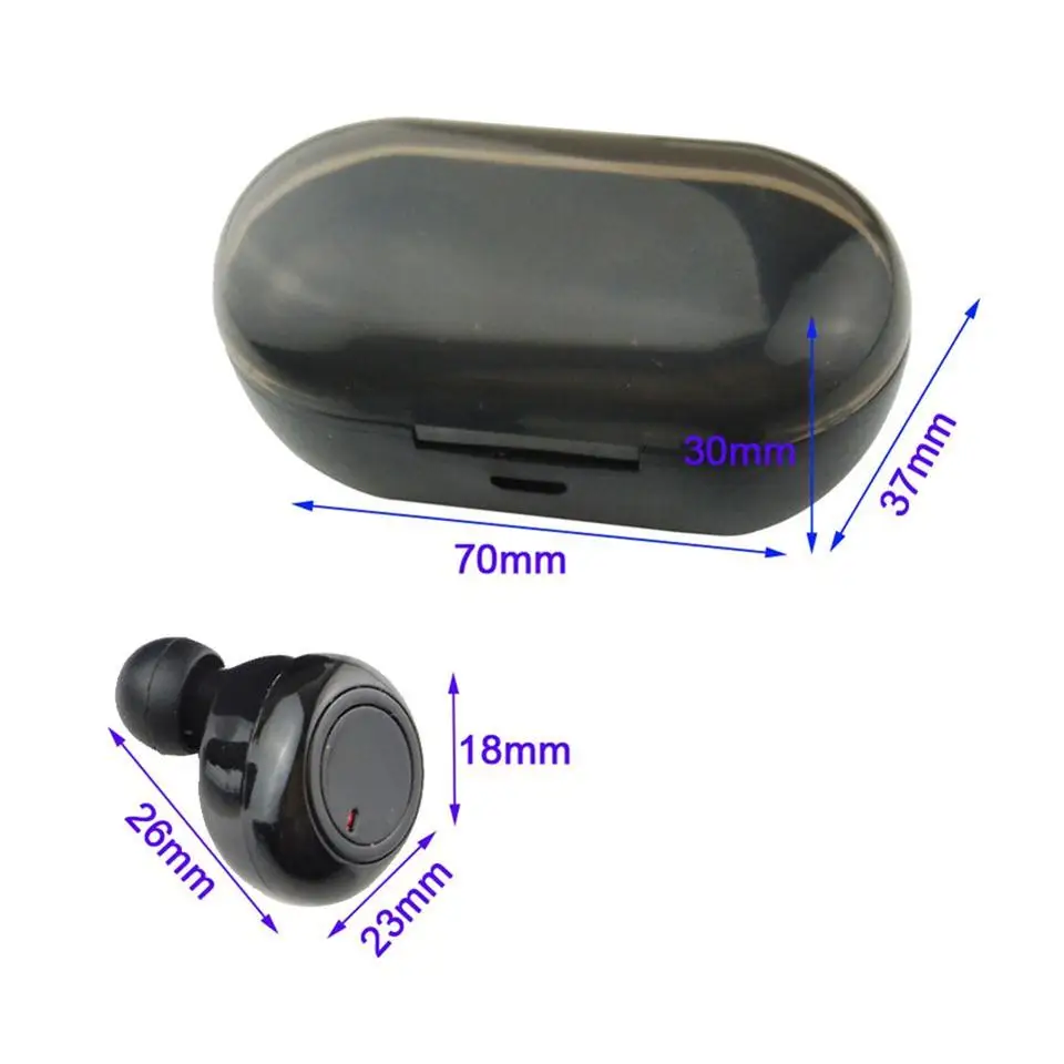 TWS2 беспроводные наушники bluetooth 5 0 спортивные с зарядным устройством чехол