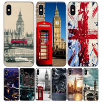 hot sale london city phone case for iphone 13 12 11 pro max 6 x 8 6s 7 plus xs xr mini 5s se 7p 6p pattern cover coque