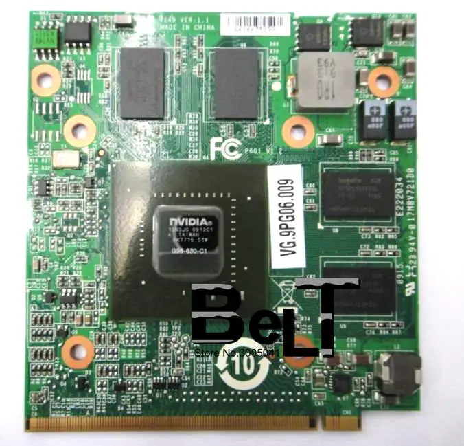 9600MGS 9600M GS MXM II DDR2 512 Мб VGA карта G96-630-C1 VG.9PG06.009/003 для ноутбуков acer | Электроника