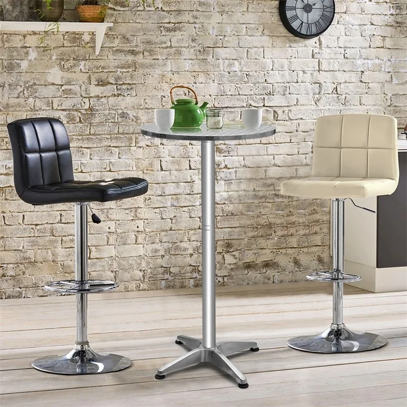 Круглый складной настольный стол из нержавеющей стали алюминиевый регулируемый