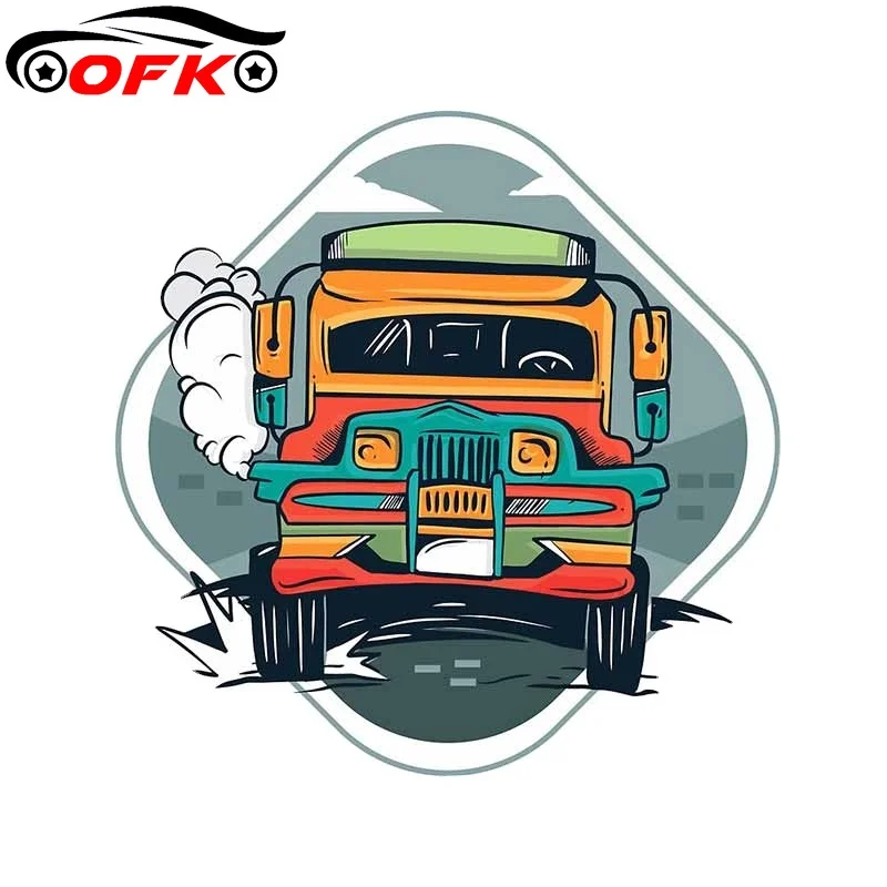 

OFK для модных автомобильных фотоэлементов, холодильника, мультяшное украшение для мотоцикла 13 см X 12,8 см