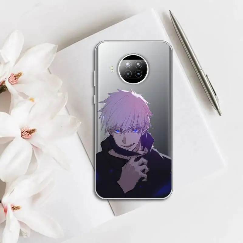 

Jujutsu Kaisen Phone Case Transparent for Xiaomi mi Redmi note 10 t 8 9 pro lite 11 Samsung S 8 9 10 20