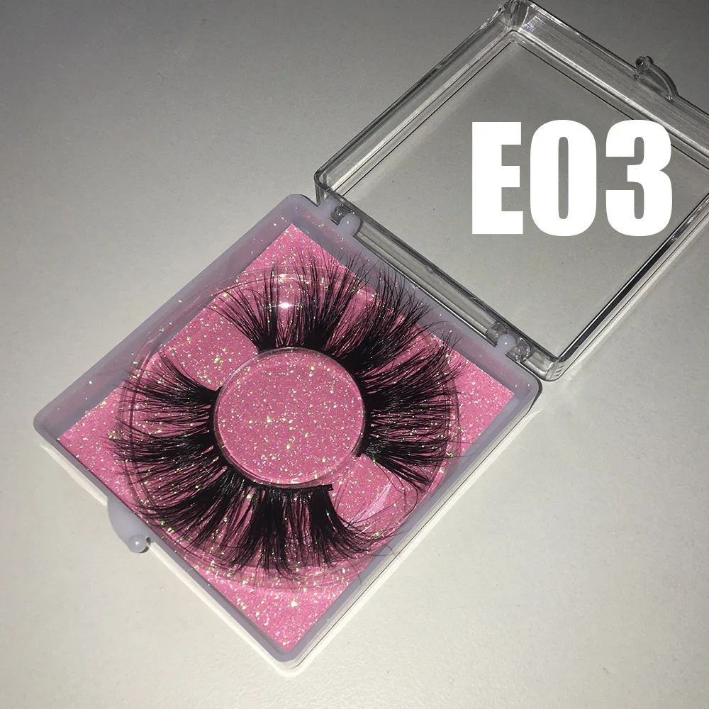 

BossGirl Lashes 25 mm Mink Eyelashes Fluffy Wispy Thick Dramatic Drop Shipping