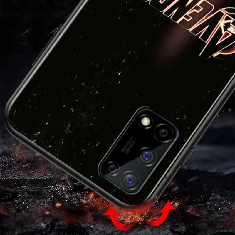 

Marvel Avengers A Logo For Huawei Honor X10 5G 10X 10i 10 9C 9S 9A 9i 9N 9X Pro 9 Lite Soft TPU Silicone Cover Black Phone Case