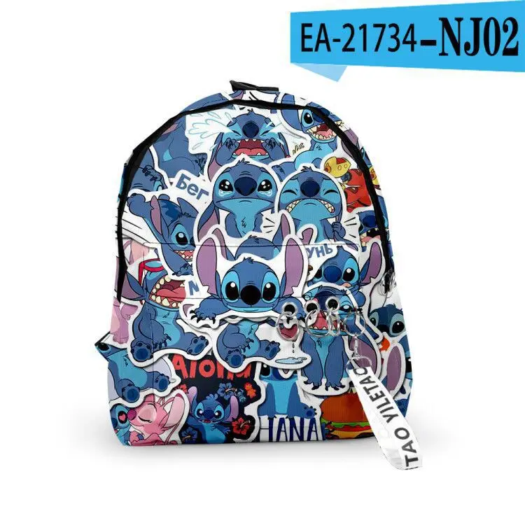 

Luxury Backpacks School Bags Anime Cartoon 3D Oxford Waterproof Key Chain Accessories Children Teenager Boys Girls Small Bags