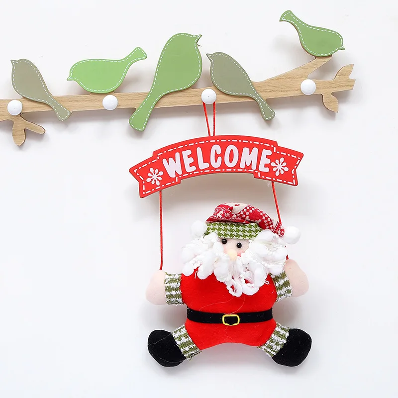 2019 Новая креативная Рождественская ткань пластина старый человек двери висячие